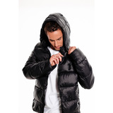 Campera Hombre Abrigo Negra Golfo 495