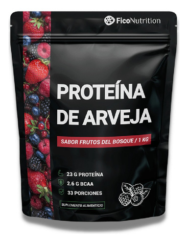 Proteína De Arveja Sabor Frutos Del Bosque 1 K.agro Servicio