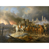 Lamina Fine Art Napoleon En El Incendio De Moscu 60x80 Cm