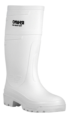 Bota Blanca Laboral Impermeable Sanitaria Antideslizante