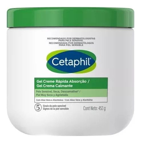  Cetaphil Gel Crema Calmante Con Aloe Vera X453 Gr.