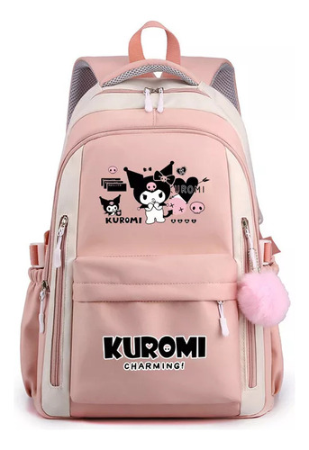 Mochila Kuromi Melody Para Mujer, Estilo Japonés, Bonita Esc