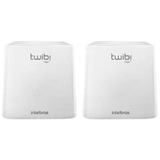 Kit Roteador Wireless Mesh Intelbras Twibi Giga 2 Unidades