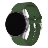 Pulseira Silicone Compatível Samsung Galaxy Watch4 40/44mm Cor Verde Largura 40.44 Mm