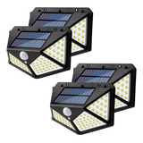 4 Luces Solar Pared Led For Garden Valla