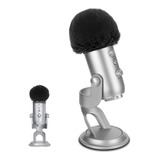 Filtro Peludo Furry Anti Viento P Micrófono Blue Yeti _negro