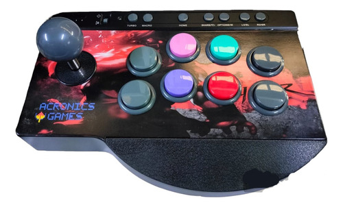 Control Arcade Stick Gamer Usb Pc, One, Ps4, Ps3, Switch