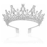 Nodg Tiaras Plateadas Para Mujer, Coronas De Plata Para Muje