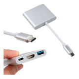 Adaptador Usb C To Hdmi Usb3.0 Tipo C 3en1 4k