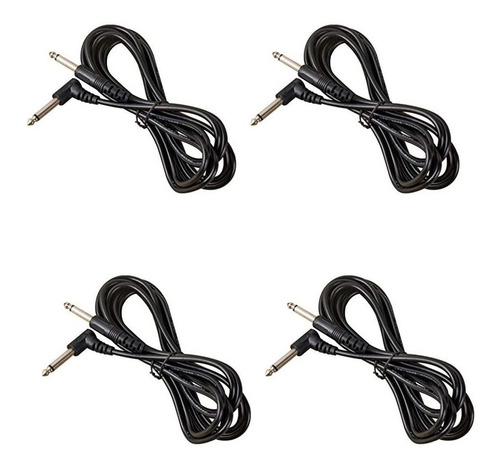 6 Cables De Guitarra/bajo 5 Metros