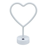 Lampara Luz Led Neon Decorativa Corazon Amor Love Cable Usb