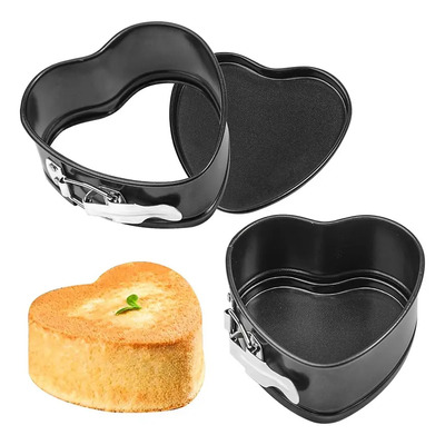 2 Mini Molde Desmontable Corazón Repostería Mousse Pastel | MercadoLibre
