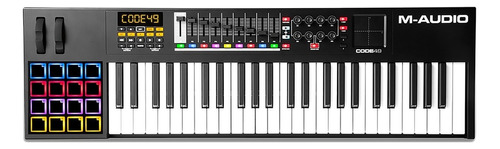 Teclado Controlador Usb/midi Negro M-audio Code 49