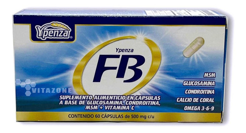 Glucosamina Colágeno Omega 3,6,9 Msm Condroitina Ypenza 60 C