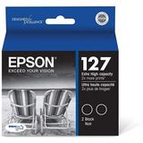 Epson T127120-d2 Durabrite Ultra Negro De Paquete Doble De C