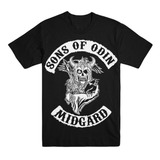 Camiseta Sons Of Odin Samcro Sons Of Anarchy Vikings Soa