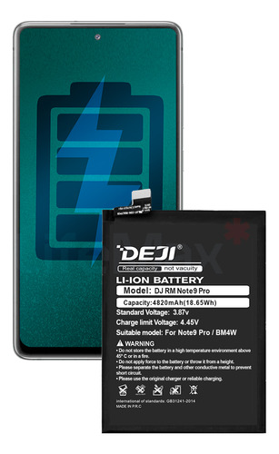 Bateria Para Mi 10t Lite 5g / Redmi Note 9 Pro 5g Deji