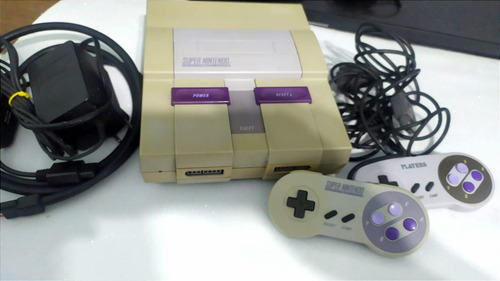 Nintendo Super Nes Standard Cor  Cinza