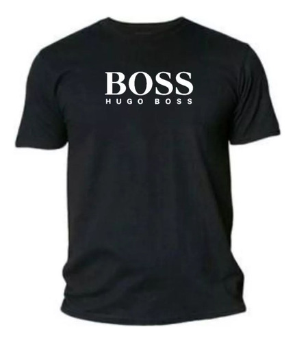 Camiseta Masculina Hugo Boss Camiseta 100% Algodão Premium