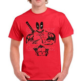 Polera Deadpool Crossing Arms Marvel Superheroes  Grafimax