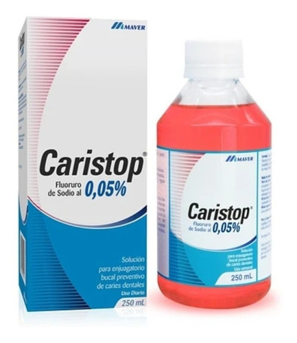 Enjuague Dental Caristop Fluoruro De Sodio 0,05% 250ml