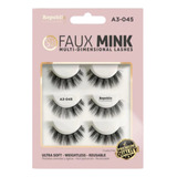 Pestañas Postizas 3d Mink Ultra Suave Calidad Pemium 3 Pares