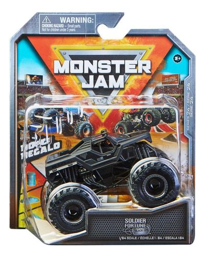 Monster Jam Soldier Fortune, Camion Monstruo Truck 1:64