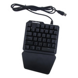 Gaming Keyboard Mechanical One-handed Keypad 35 Keys Gamer