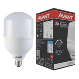 Lâmpada Led Avant Bulbo Hp Serie Mg 40 W Cor Branco-frio 40w 100v/240v 6500k 3200lm