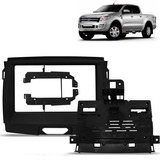 Moldura 9 Polegadas Ford Ranger 2016 A 2022 Preto Dvd Mp5