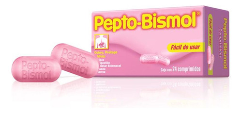 Pepto Bismol 262.5 Mg Caja Con 24 Tabletas