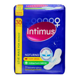 Absorvente Intimus Noturno Com Abas 30 Unidades