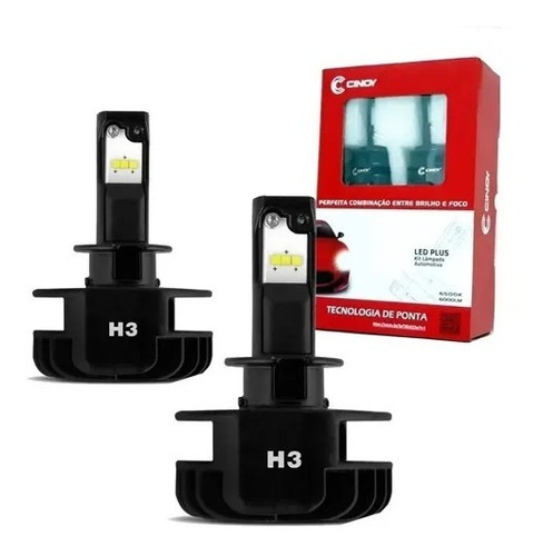 Super Led Plus H1/h7/h11/h8/h9 6000lms 6500k 12/24v Cinoy