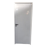Puerta Aluminio Blanco Ciega 80x200 C/cerradura