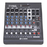 Mesa De Som Ll Audio Starmix Xms602r 6 Canais Usb Bluetooth 110v/220v