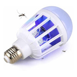 Foco Led 15w Lampara Mata Mosquitos E Insectos 3 Funciones E