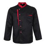 Chamarra De Chef Cuello Mao Uniforme De Chef Camarero Hotel