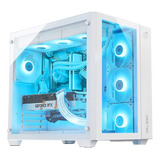 Gabinete Liketec Gamer Zeus V2 Snow Aquario Cor Branco