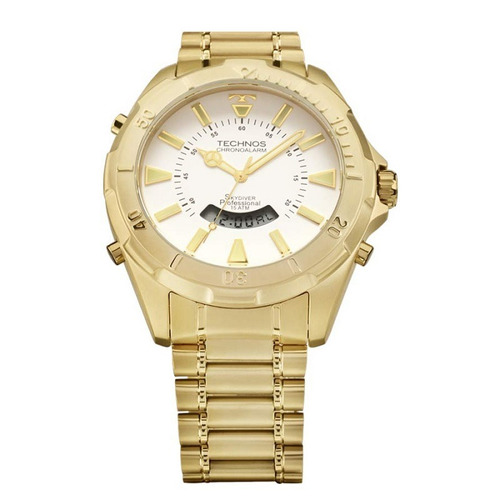 Relógio Technos Dourado T205fl/4b C/ Nf-e