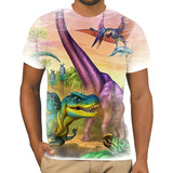 Camiseta Camisa Jurassic Park Desenho Infantil Meninio 06