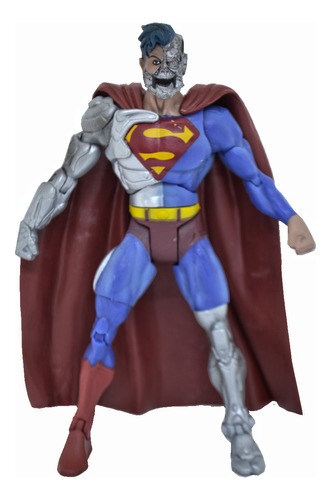 Superman Cyborg Figura Articulada De Coleccion