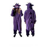 Gengar Pokémon Kigurumi Pijama Mameluco Disfraz Cosplay