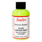 Pintura Acrílica Angelus 4 Oz ( 1 Pieza ) Color Grinch Green