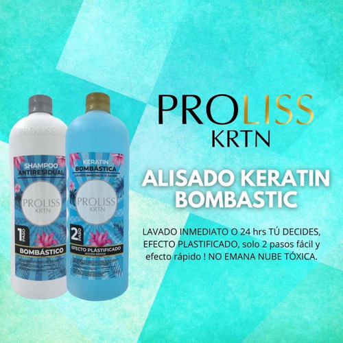 Keratina 2 Pasos Bombastic Proliss