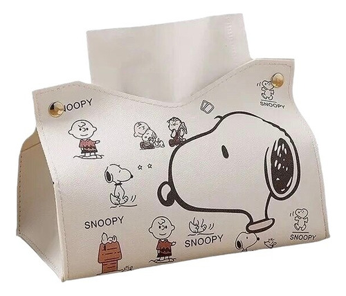 Porta Pañuelos Desechables Snoopy 14 X 19 Cms