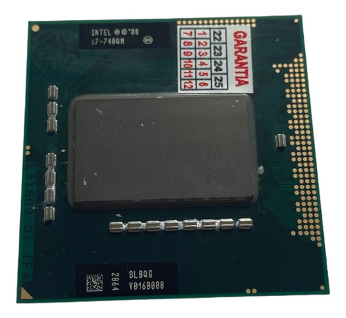 Processador Intel Mobile Core I7 740qm Cache 6m, 1,73 Ghz