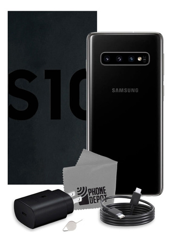Samsung Galaxy S10 128 Gb 8 Gb Ram Negro Prisma Con Caja Original + Protector