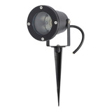 Estaca De Jardin Exterior Lisa Para Lampara Dicroica Led