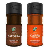  Kit Máscara Pigmentante Carpa + Capivara 150ml Kamaleão Colo Tom Ruivo Dourado + Laranja Neon