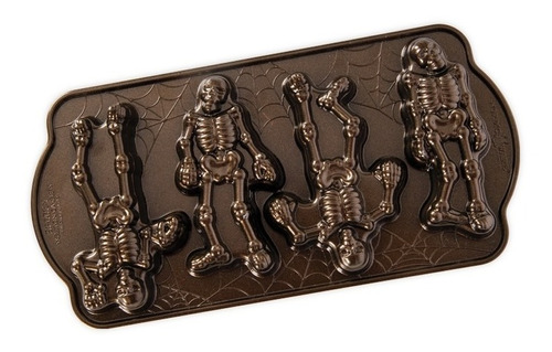 Molde Para Torta Esqueletos Halloween Nordic Ware